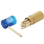 12 Colored Pencil Set in Tube w/Sharpener - 1
