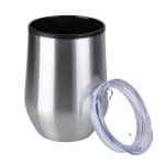 12 Oz. Stainless Steel Wine Mug - 1