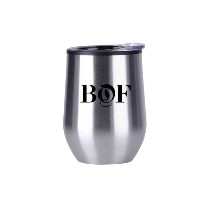 12 Oz. Stainless Steel Wine Mug - 3