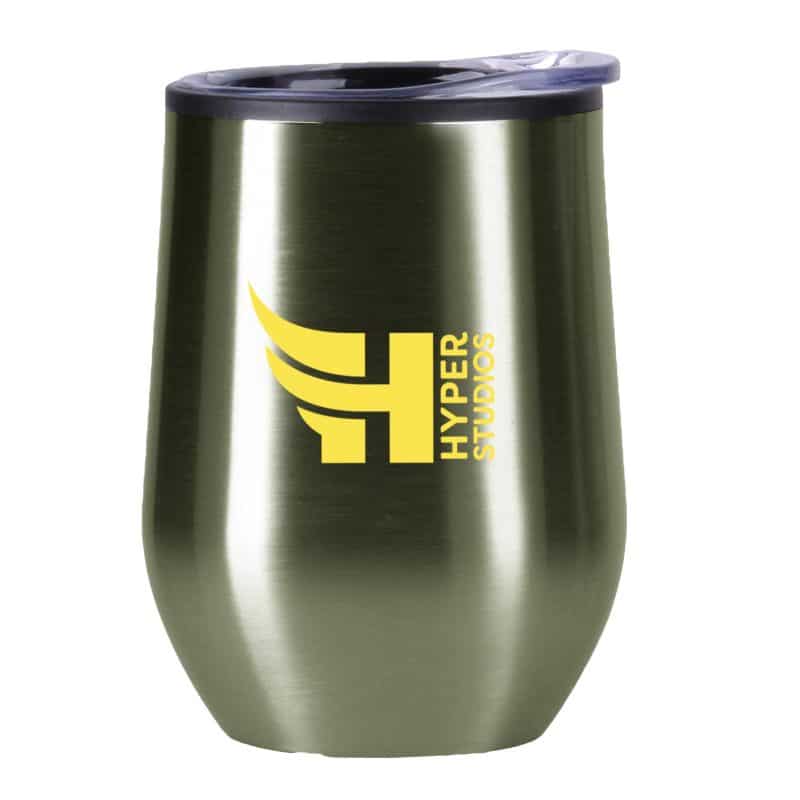 12 Oz. Stainless Steel Wine Mug - 6