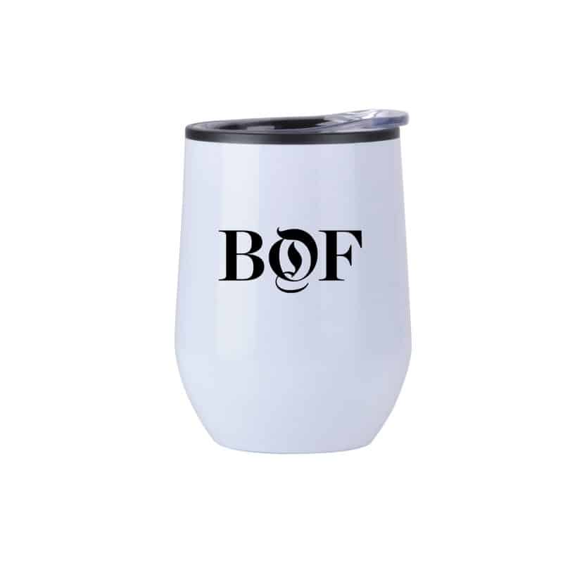 12 Oz. Stainless Steel Wine Mug - 7