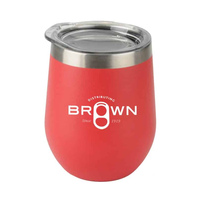 12 Oz. Stainless Steel Wine Tumbler - 1