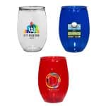 16 Oz. JORNIKOLOR PET Stemless Wine Glass