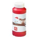 4 Oz. Bubbles w/Stock Holiday/Winter Theme Full-Color Digital Label - 1