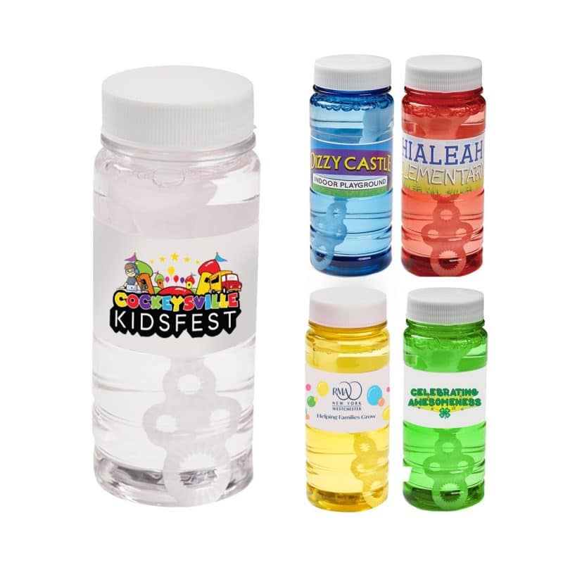 4 Oz. Translucent Bubbles w/Full Color Digital Label