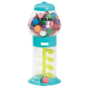 7.25" Assorted Color Mini Spiral Gumball Machine