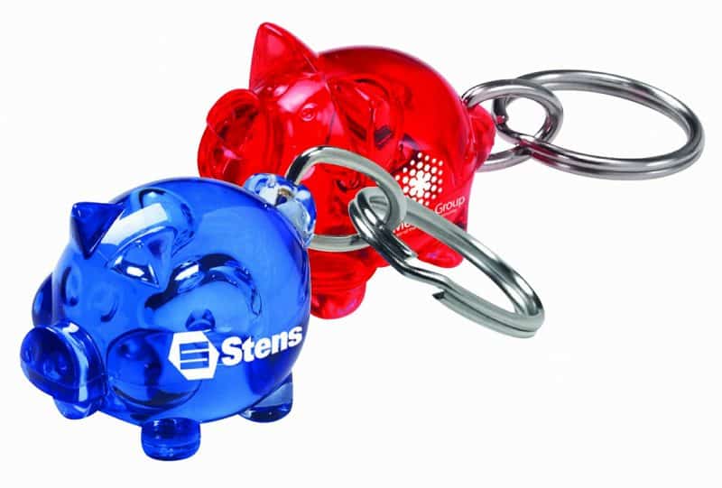 Acrylic Piggy Keychain