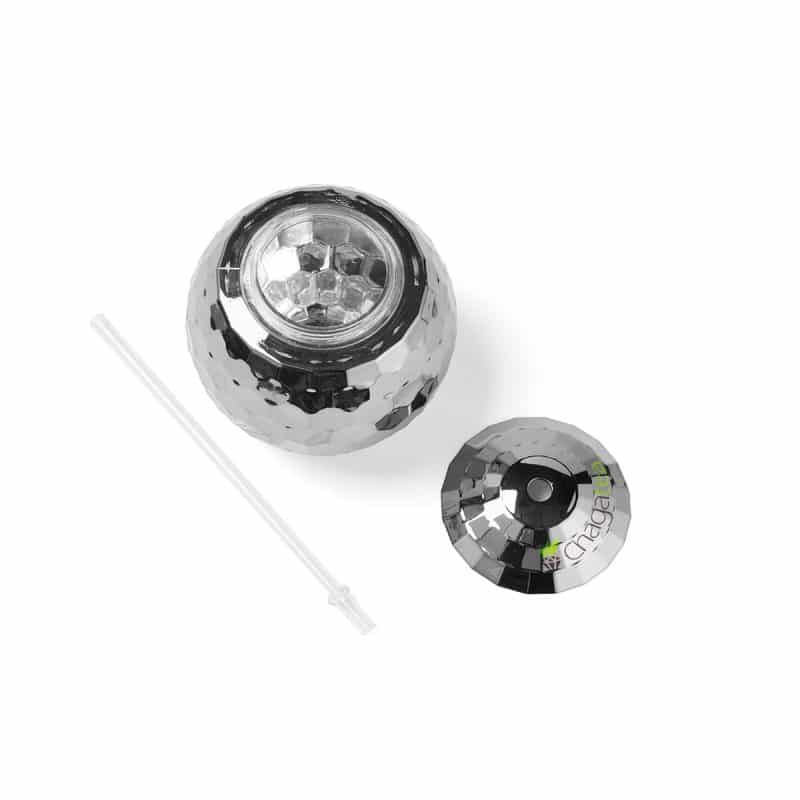 Disco Ball Tumbler w/Straw - 1