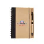 Eco Hardcover Journal & Pen (5"X7") - 3
