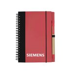 Eco Hardcover Journal & Pen (5"X7") - 6