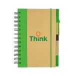 Eco-Inspired Hardcover Notebook & Pen - 3