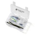 Fishing Tackle Box - Green & Silver Components - 1