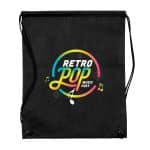 Full Color Non Woven Drawstring Bag - 8