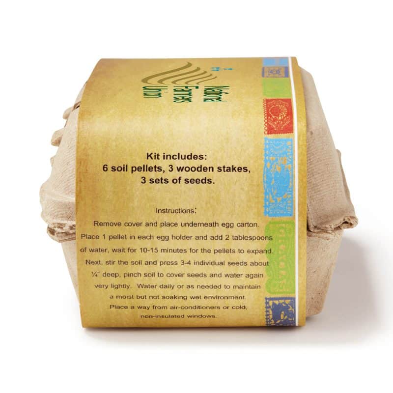 Grow Your Own Mexican Herb Garden Kit w/Seeds - 3