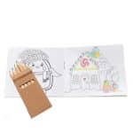 Holiday Kids Coloring Book & 6-Color Pencil Set To-Go - 1