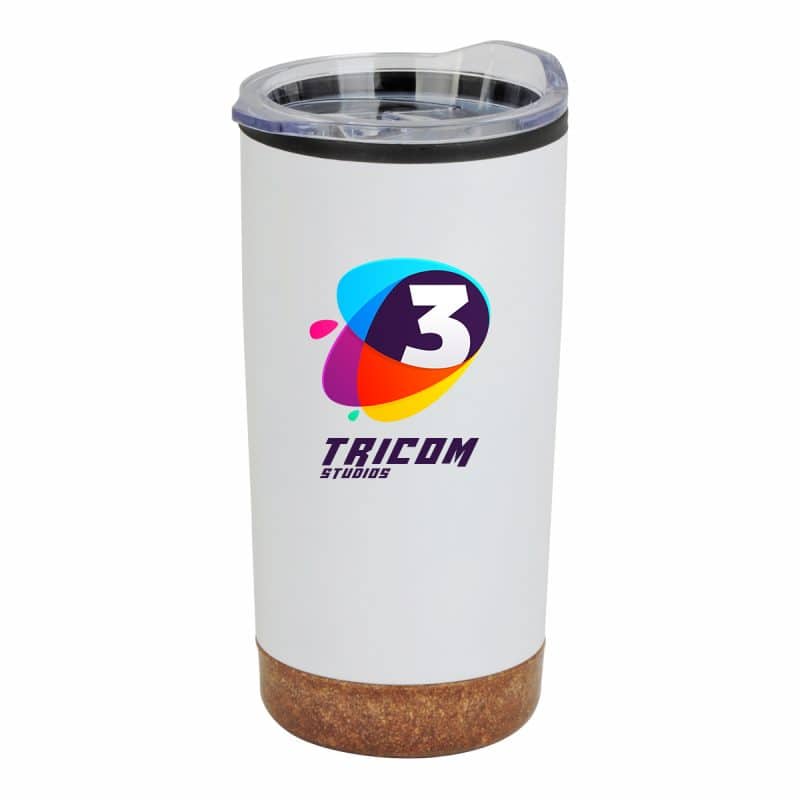 JORNIKOLOR 20 Oz. Stainless Steel PP Cork Base Tumbler - 4
