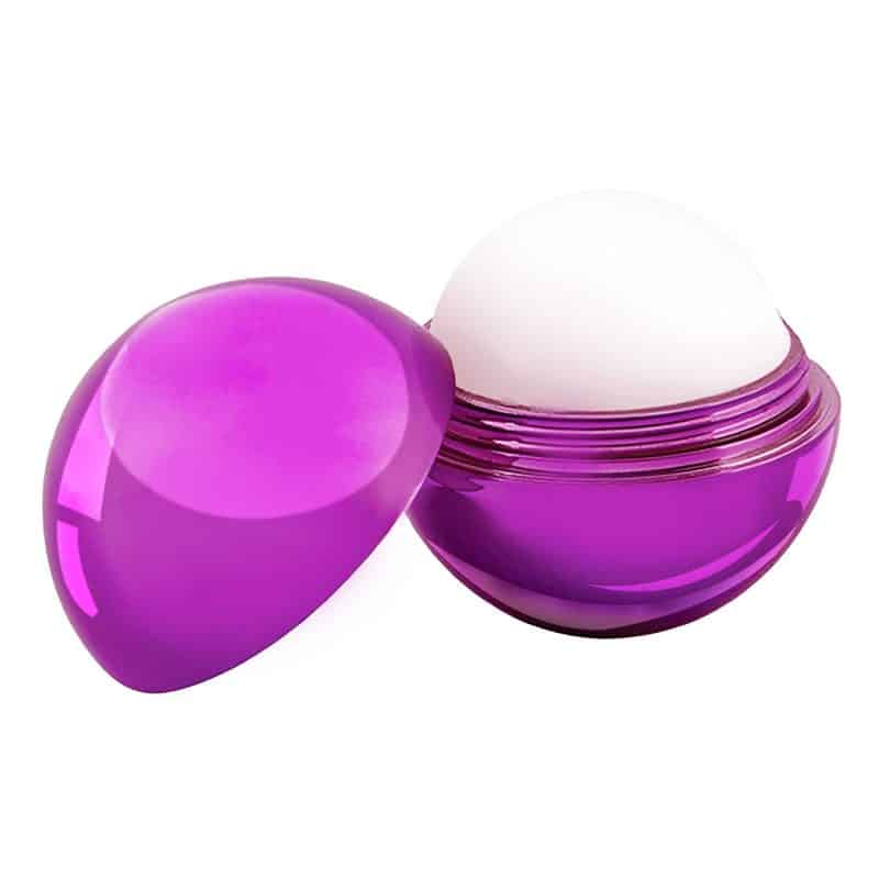 Metallic Finish Round Lip Balm - 6