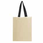 Natural Cotton Canvas Grocery Tote Bag - 1