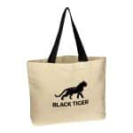 Natural Cotton Canvas Tote Bag - 2