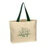 Natural Cotton Canvas Tote Bag - 6