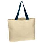 Natural Cotton Canvas Tote Bag - 7