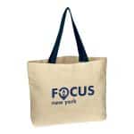 Natural Cotton Canvas Tote Bag - 8