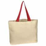 Natural Cotton Canvas Tote Bag - 9