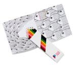 Shapes Adult Coloring Book & 8-Color Pencil Set - 1