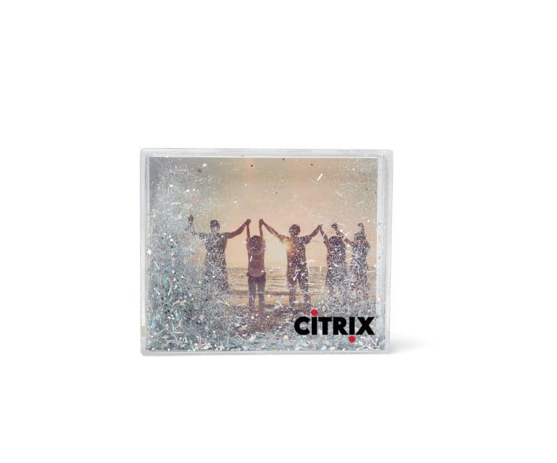 Silver Glitter Acrylic Desktop Photo Frame - 2
