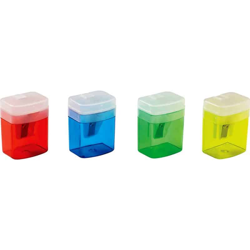 Translucent Pencil Sharpener w/Flip Top Lid - 1