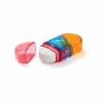 Twister 2-in-1 Pencil Sharpener w/Eraser - 4