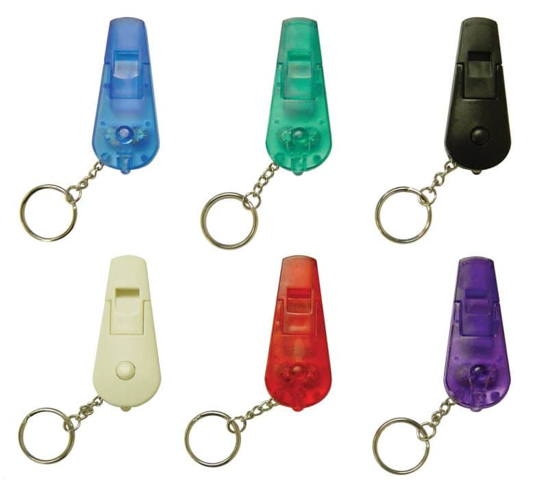 Whistle Keychain w/LED - 1