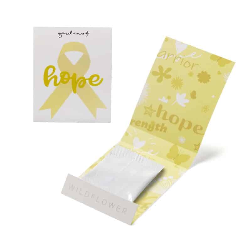 Yellow Ribbon Garden of Hope Matchbook