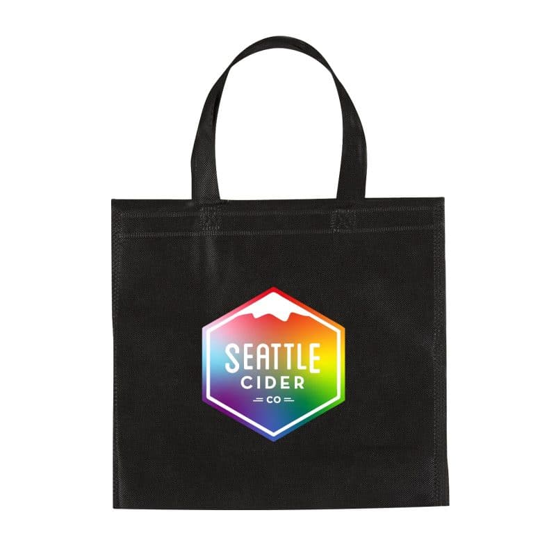 Full Color Non-Woven Mini Shopper Tote - 2