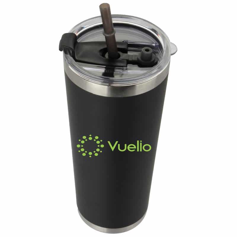 20 Oz. Stainless Steel Tumbler w/Straw - 3