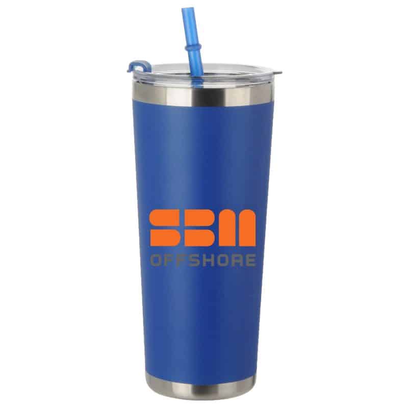 20 Oz. Stainless Steel Tumbler w/Straw - 4