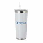 20 Oz. Stainless Steel Tumbler w/Straw - 5
