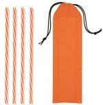 4 Reusable Straws in Drawstring Pouch - 8