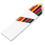 7'' 8 -Color Wooden Pencil Set in White Box - 3