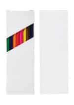 7'' Jornikolor 8 Color Wooden Pencil Set in White Box - 1