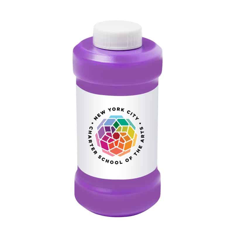 8 Oz. Bubbles w/Full-Color Digital Label - 8