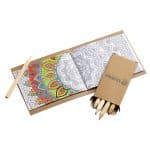 Adult Coloring Book & 6-Color Pencil Set To-Go - 2