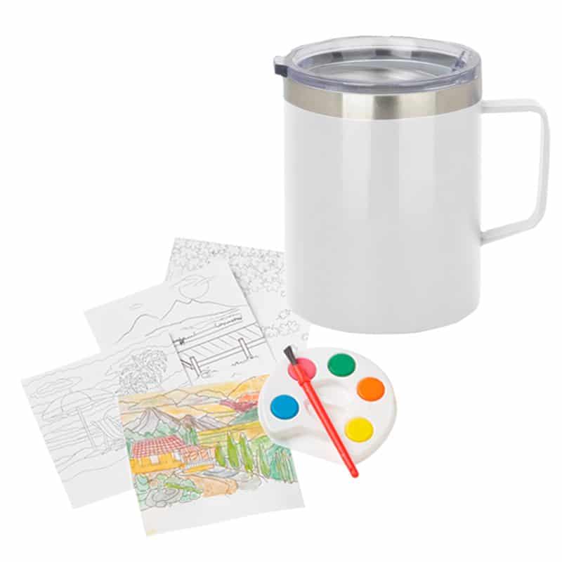 Adult Paint Set & Coffee Mug - 5