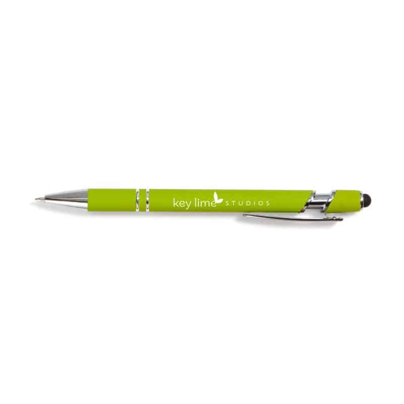 Aluminum Rubberized Stylus Pen - 6
