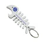 Big Fish Bone Bottle Opener & Cord Winder Keychain - 2