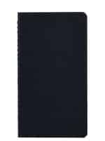 Black Mini Notebook w/6-Color Pencil Set - 1