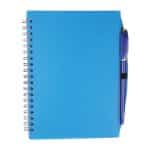 Color-Pro Spiral Unlined Notebook w/Pen (5¾"X7") - 1