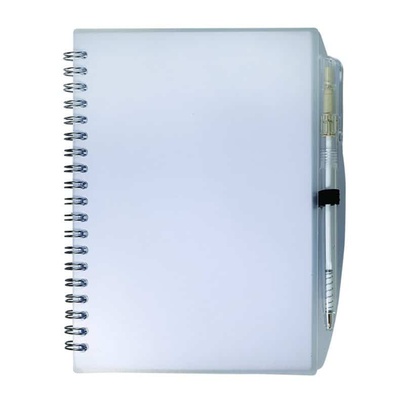 Color-Pro Spiral Unlined Notebook w/Pen (5¾"X7") - 3