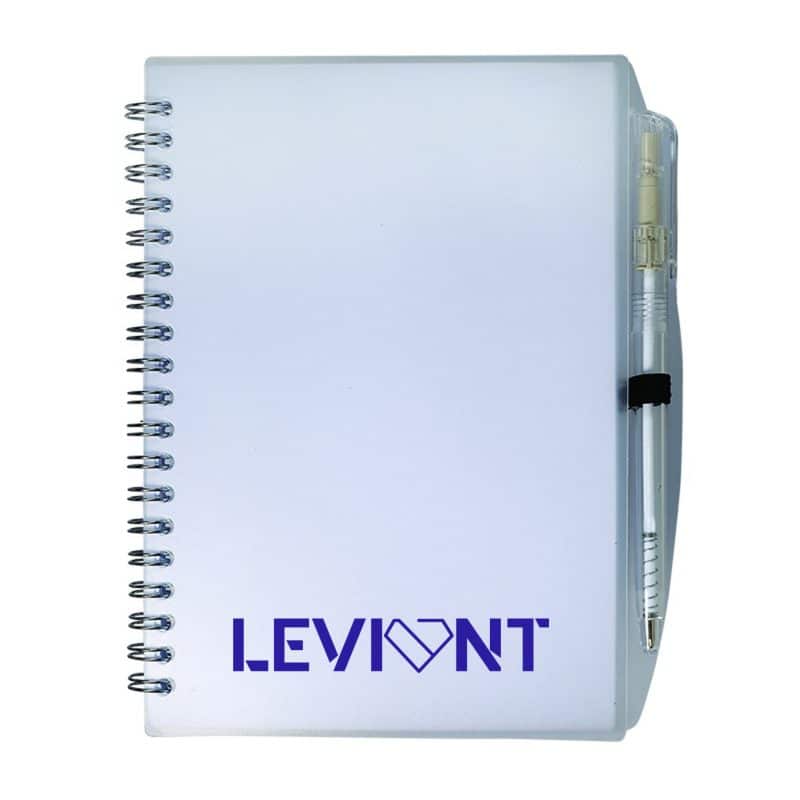 Color-Pro Spiral Unlined Notebook w/Pen (5¾"X7") - 4