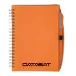 Color-Pro Spiral Unlined Notebook w/Pen (5¾"X7") - 6